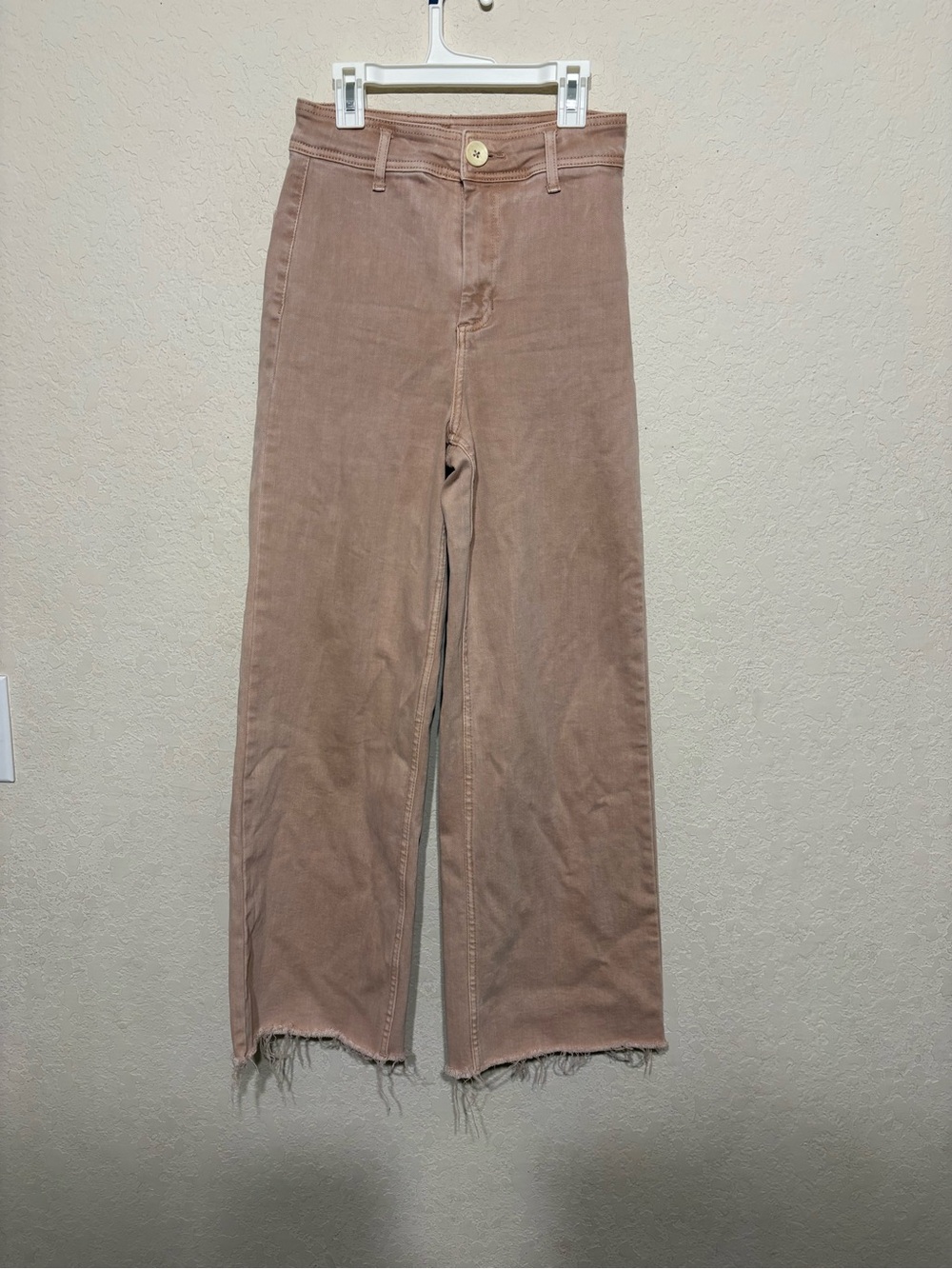 Oat New York High-Rise Wide Leg Jeans in Muted Brown